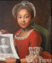 Ivan ARGUNOV. Portrait of a Kalmyk girl Annushka. 1767