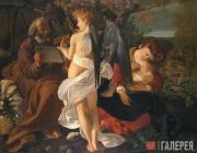 Caravaggio (Michelangelo Merisi da Caravaggio). Rest on the Flight into Egypt. 1