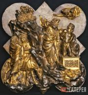 Ghiberti Lorenzo (1378/1381-1455). The Sacrifice of Isaac. 1401
