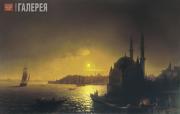 Aivazovskiy Ivan. View of Constantinople by Moonlight. 1846
