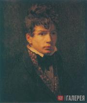 Jacques-Louis David. Portrait of Jean Ingres. Late 1790s