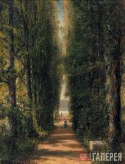 Alexei Bogoliubov. The Avenue. 1867