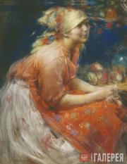 Arkhipov Abram. Peasant Girl. 1915
