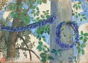 Borisov-Musatov Viktor. Garlands of Cornflowers. 1905
