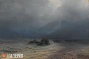 Aivazovskiy Ivan. Rain and Flooding at the Otuz River in Crimea. 1875