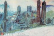 Khadzhi-Bekr AKHRIEV. Erzi Village. Ingushetia. 1929