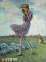 Chernyshev Nikolai. Windy Day in the Outskirts. 1928–1972
