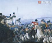 Fedotov Pavel. Fording during the Army Manoeuvres. 1844