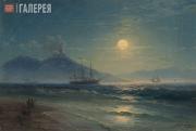 Aivazovskiy Ivan. The Bay of Naples by Night. 1895