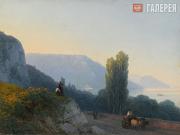 Aivazovskiy Ivan. On the Way to Yalta. 1860s