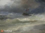 Aivazovskiy Ivan. Shipwreck. 1898