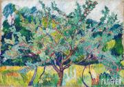 Goncharova Natalia. Orchard. 1908-1909