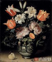 Jan BRUEGHEL.  Vase with Flowers