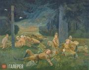Borovskoi Nikolai. Taking a Halt. 1983