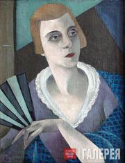 Belcova Alexandra. Nastya. Girl with a Fan. 1920