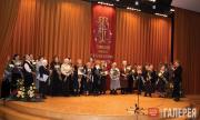 Yekaterina Khokhlova greets the Tretyakov Gallery’s veterans