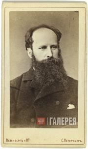 Visiting card of Vasily Vereshchagin