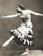 Anna Pavlova as Kitri from the ballet “Don Quixote”
