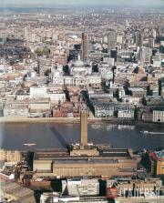 View of Bankside with Tate Modern and St. Paul’s Cathedral