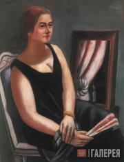 Max BECKMANN. Portrait of Minna Beckmann-Tube. 1924