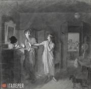 Fedotov Pavel. The Domestic Thief (The Thieving Husband). 1851