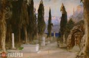 Поленов Василий. Кладбище. Первый акт. 1897 Поленов Василий. Кладбище. Первый акт. 1897
