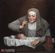 Коржев Гелий. Мария с ребенком. 1999 Коржев Гелий. Мария с ребенком. 1999