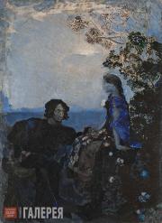 Врубель Михаил. Гамлет и Офелия. 1888 Врубель Михаил. Гамлет и Офелия. 1888