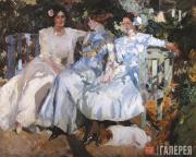 Соролья Хоакин. Супруга и дочери в саду. 1910 Соролья Хоакин. Супруга и дочери в саду. 1910
