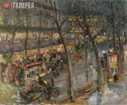 Коровин Константин. Париж. Кафе де ла Пэ. 1906 Коровин Константин. Париж. Кафе де ла Пэ. 1906