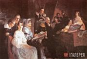Групповой семейный портрет. 1837 Групповой семейный портрет. 1837