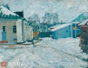 Дворик в провинции. 1910 Дворик в провинции. 1910
