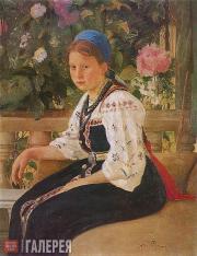 Репин Илья Ефимович.  Портрет С.Ф. Мамонтовой. 1879 