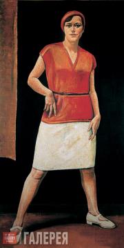 Н.А.ЗАГРЕКОВ. Спортсменка. 1928