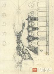 Щусев Алексей. Проект интерьера ресторана Казанского вокзала. Вариант. 1915–1916 Щусев Алексей. Проект интерьера ресторана Казанского вокзала. Вариант. 1915–1916