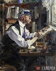 Фешин Николай Иванович. Портрет гравера Уильяма Уотта. 1924 