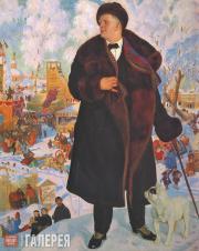 Кустодиев Борис. Портрет Ф.И.Шаляпина. 1921 Кустодиев Борис. Портрет Ф.И.Шаляпина. 1921