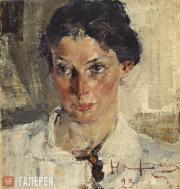Фешин Николай Иванович. Портрет Натальи Николаевны Кротовой. 1923  