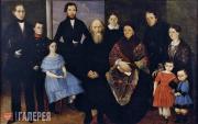 Неизвестный художник. Портрет купеческой семьи. Конец 1830-х – 1840-е Неизвестный художник. Портрет купеческой семьи. Конец 1830-х – 1840-е