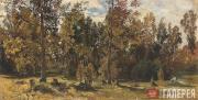 Шишкин Иван Иванович. Этюд лесной поляны летом. 1870 Шишкин Иван Иванович. Этюд лесной поляны летом. 1870