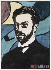 Gabriele Münter. Portrait of Wassily Kandinsky. 1906