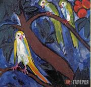Н.С. Гончарова. ПОПУГАИ. 1910 Н.С. Гончарова. ПОПУГАИ. 1910