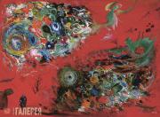 Устинов Юрий. Эскиз декорации к балету И.Ф. Стравинского «Жар-птица». 2002 Устинов Юрий. Эскиз декорации к балету И.Ф. Стравинского «Жар-птица». 2002