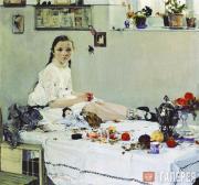 Фешин Николай Иванович. Портрет Вари Адоратской. 1914   