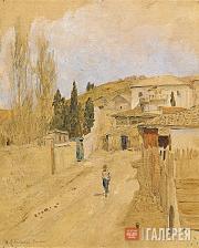 Улица в Ялте. 1886 Улица в Ялте. 1886
