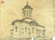 Щусев Алексей. Проект храма Св. Троицы в Кугурештах. Перспектива. 1914–1915 Щусев Алексей. Проект храма Св. Троицы в Кугурештах. Перспектива. 1914–1915