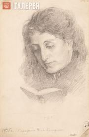 Куинджи Архип. Портрет жены художника Веры Леонтьевны Куинджи. 1875