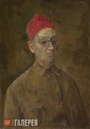 Фальк Роберт. Автопортрет в красной феске. 1957 Фальк Роберт. Автопортрет в красной феске. 1957