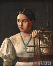 А.А.ЗЛАТОВ. Девушка с клеткой. Конец 1820-х А.А.ЗЛАТОВ. Девушка с клеткой. Конец 1820-х