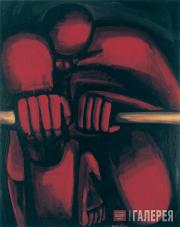 Ханс ГРИММЛИНГ. Гребец. Триптих (центральная часть). 1983 Ханс ГРИММЛИНГ. Гребец. Триптих (центральная часть). 1983